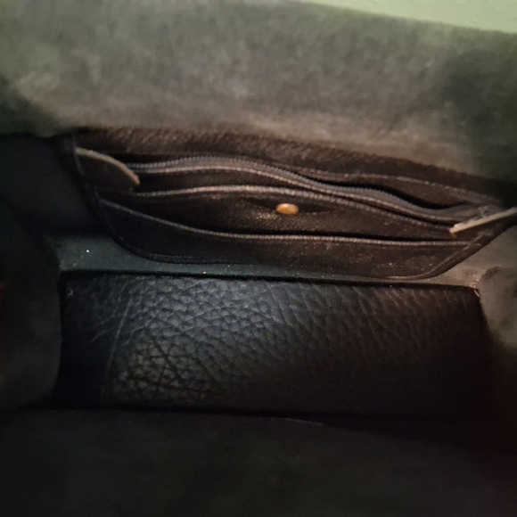 Black Leather Shoulder Bag - Picture 8 of 8